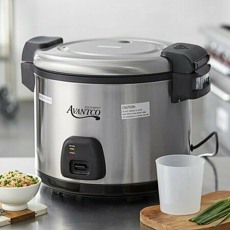 AVANTCO RC60 60 Cup 30 Cup Raw Electric Rice Cooker / Warmer - 120V 1550W 177RC60